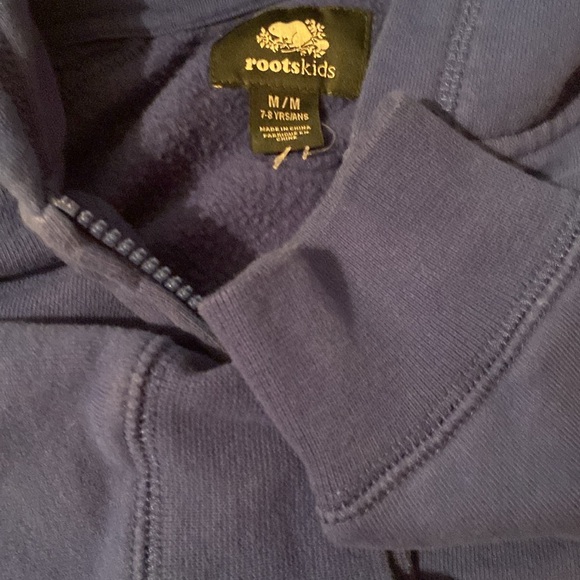 Boys Roots Zip up hooded Sweatshirt - Picture 3 of 6